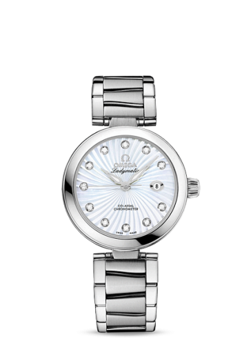 Omega LadyMatic Co-Axial 34 Stainless Steel / MOP / Bracelet